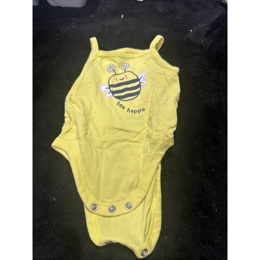 Garanimals Baby Size 3-6M Bulmble Bee Happy Yellow Tank One Piece
